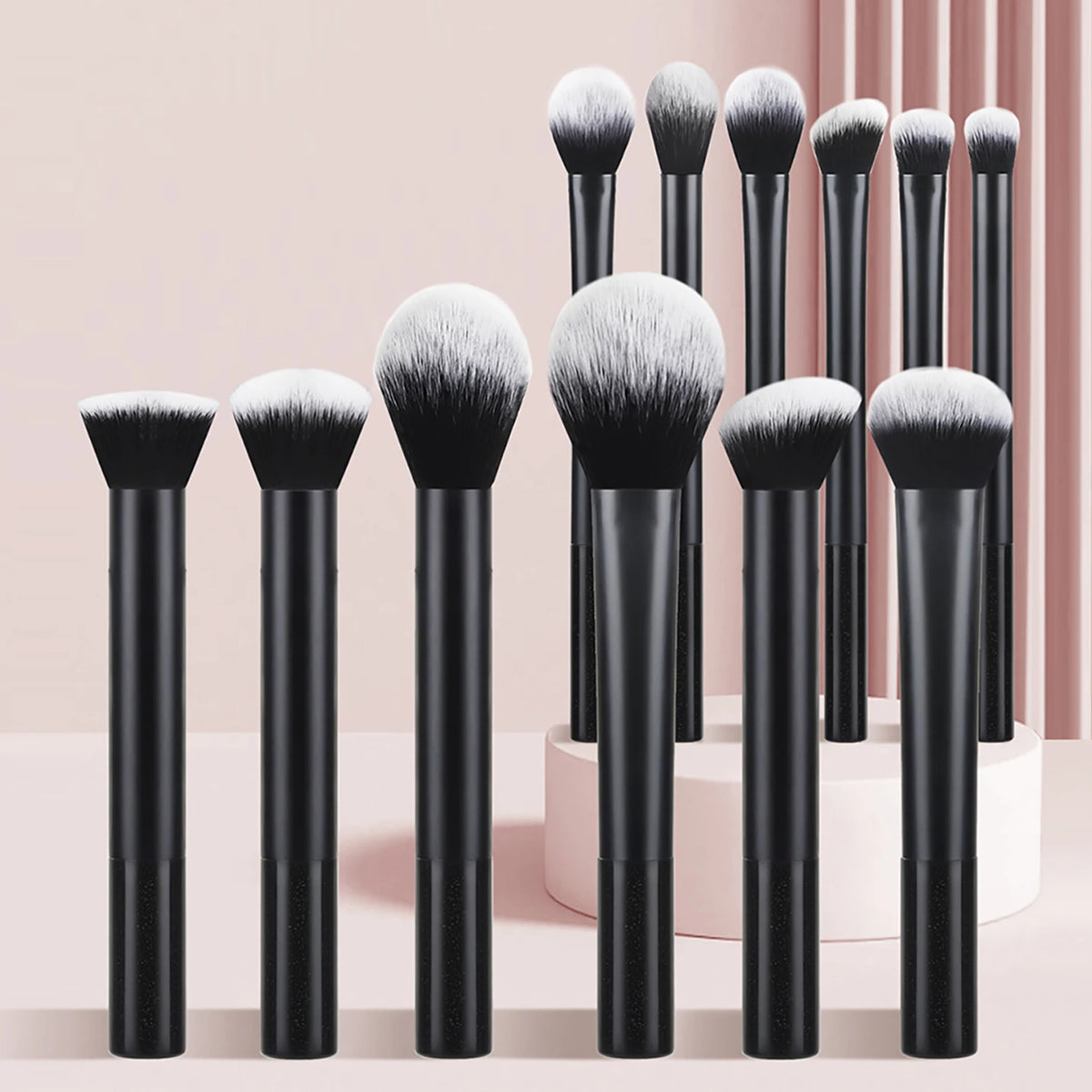 12-Piece Professional Makeup Brush Set