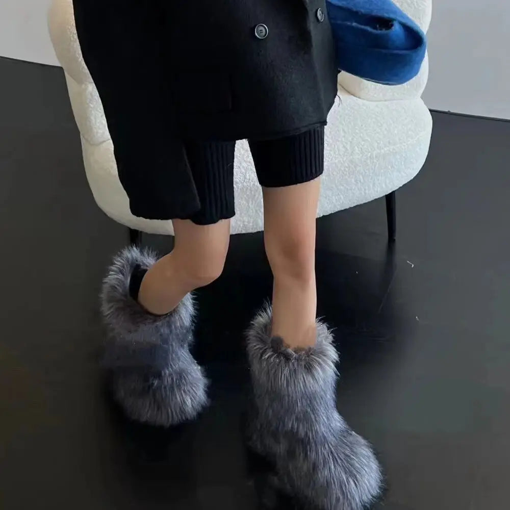 Faux Fur Boots