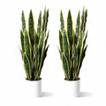 2-Piece Artificial Snake Plant Set