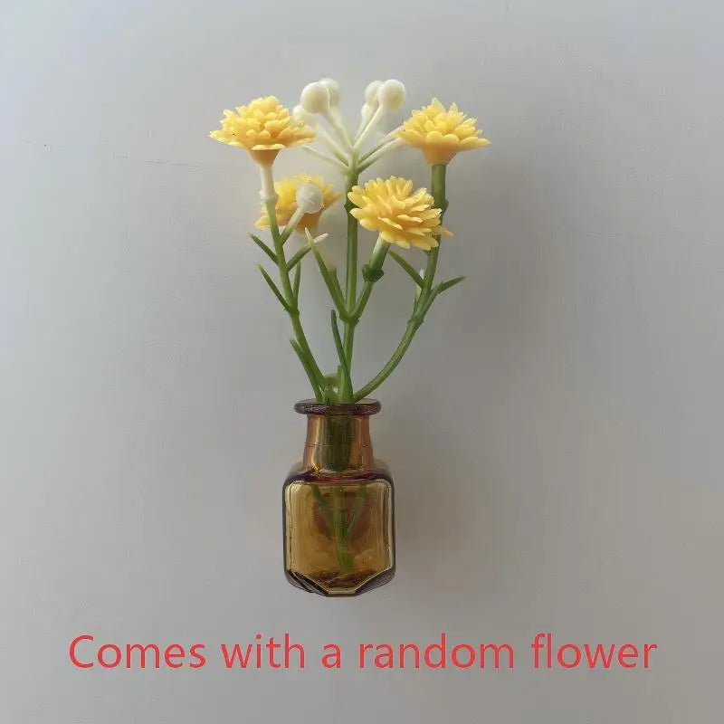 Mini Vase Magnets For Fridge