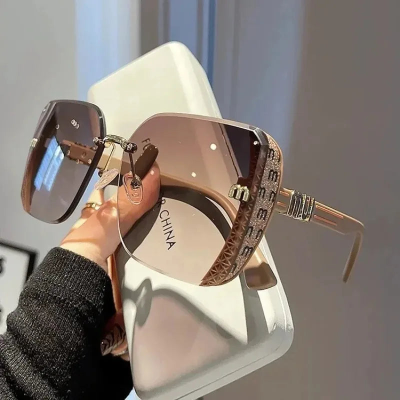 Luxury Square Frame Sunglasses
