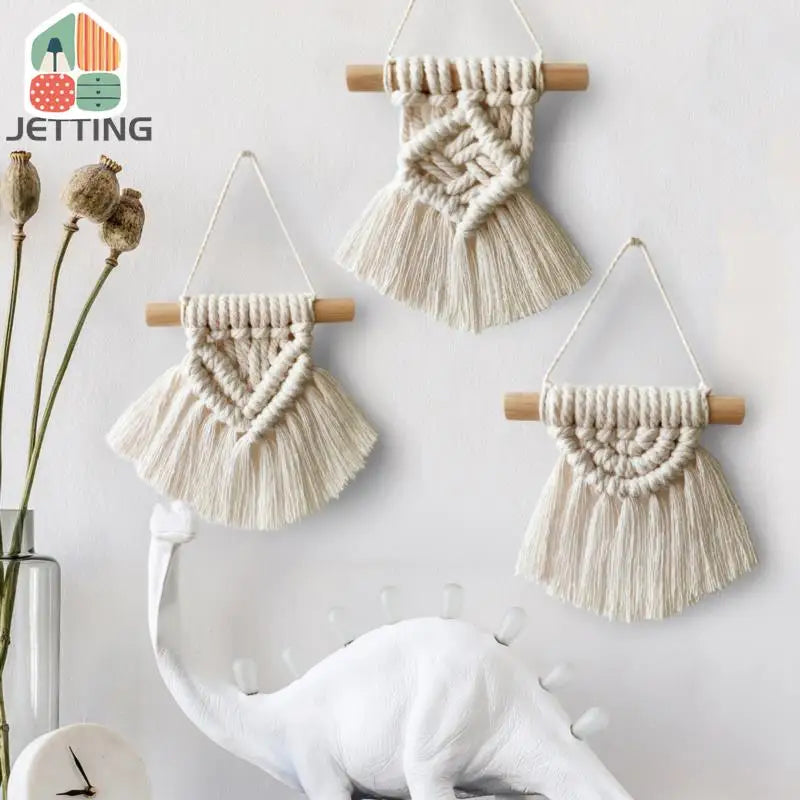 Bohemia Handwoven Macrame Tapestry with Tassels