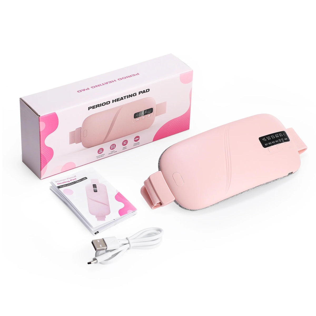 Portable Cordless Heating Pad & Massage Belt