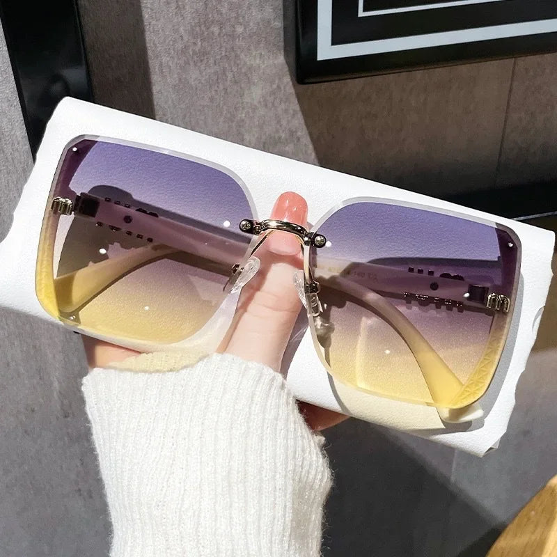 Luxury Square Frame Sunglasses