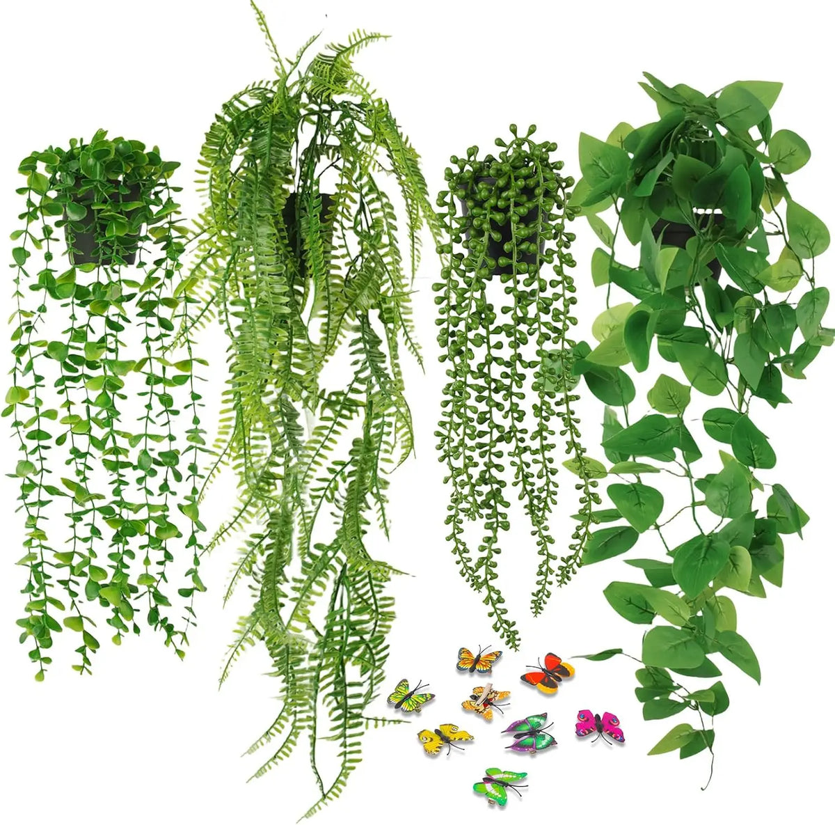 Artificial Hanging Plants & Faux Greenery