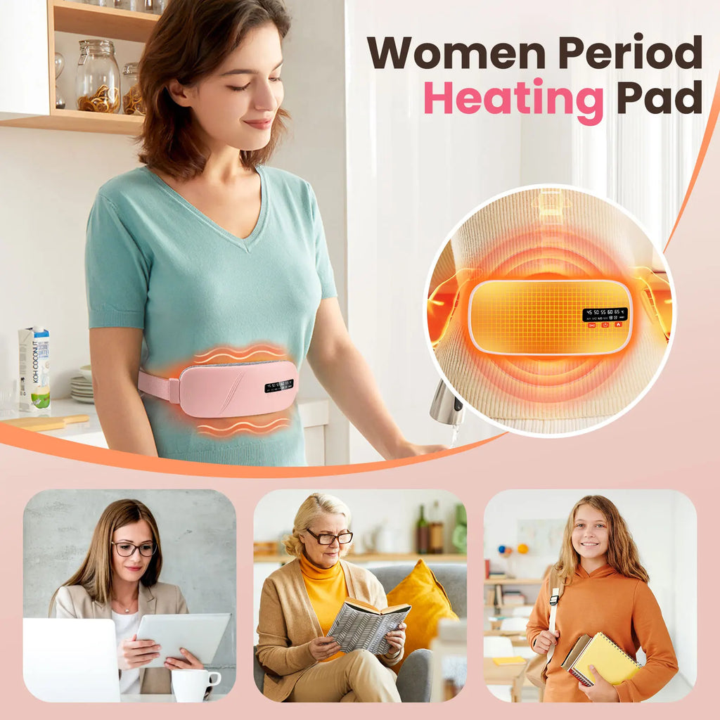 Portable Cordless Heating Pad & Massage Belt