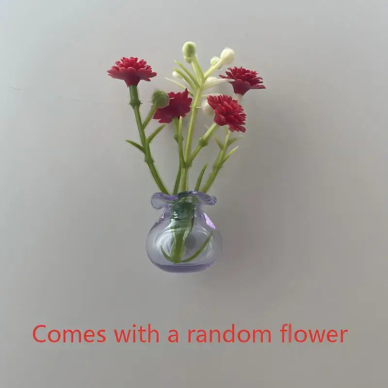 Mini Vase Magnets For Fridge
