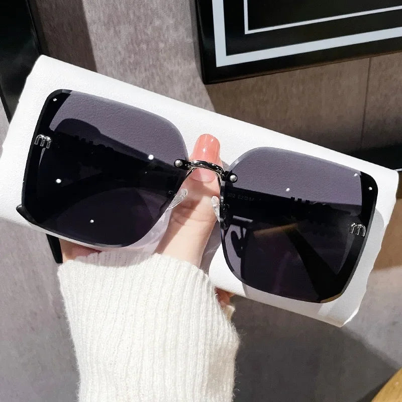 Luxury Square Frame Sunglasses