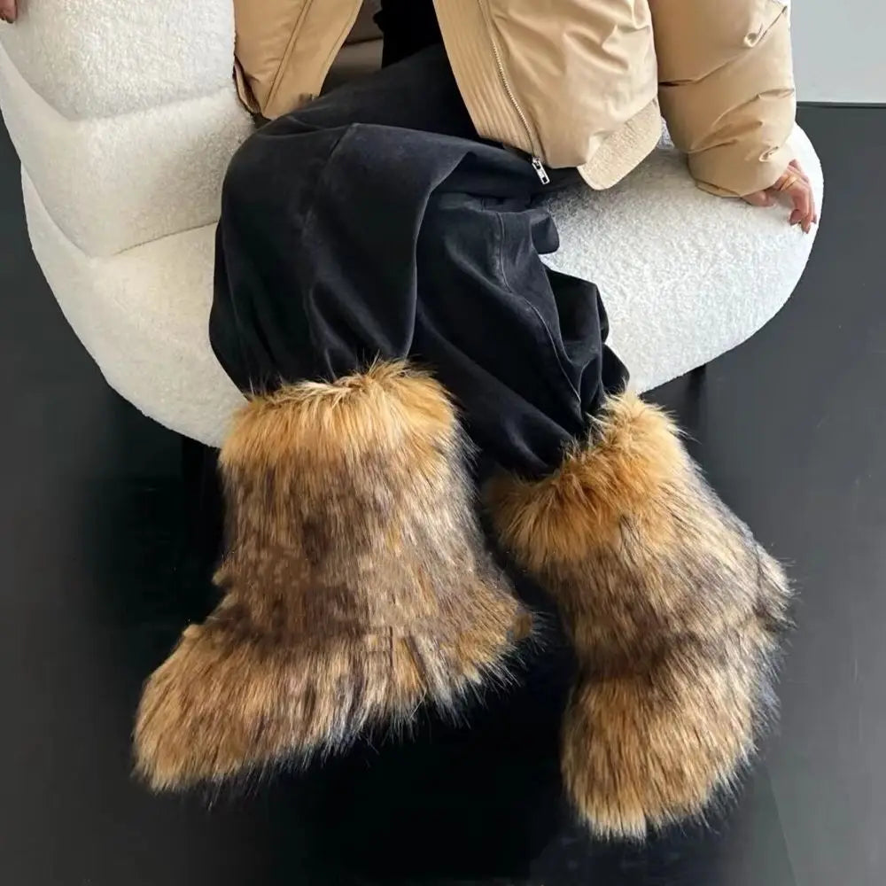 Faux Fur Boots