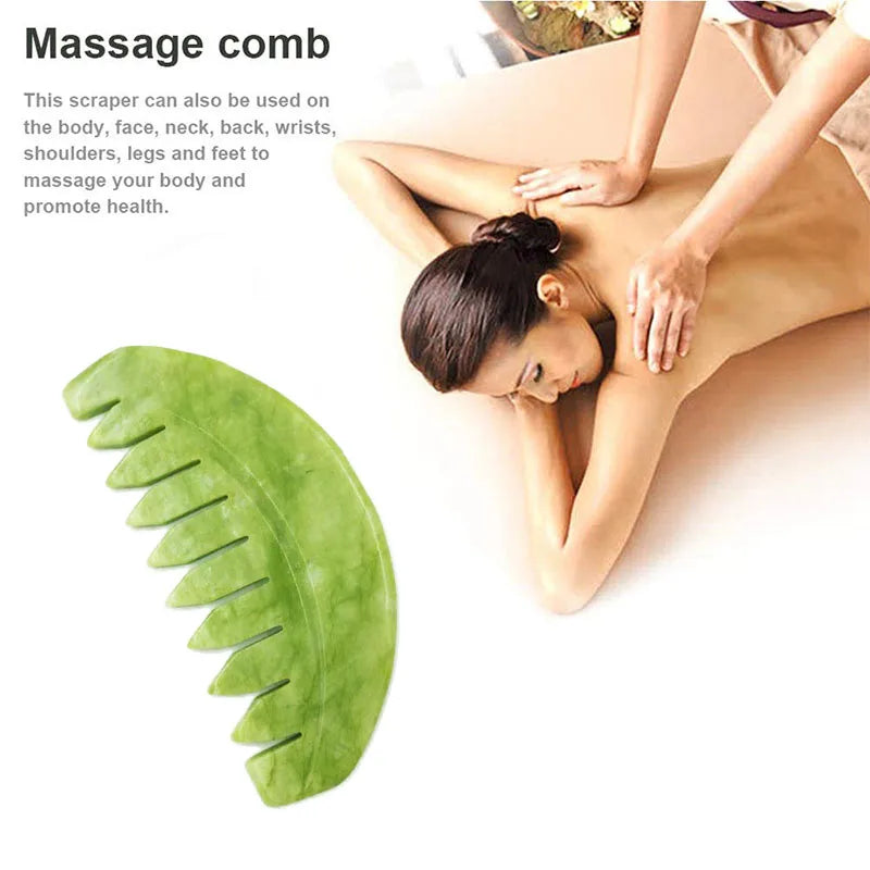 Natural Jade Gua Sha Massage Tool Set