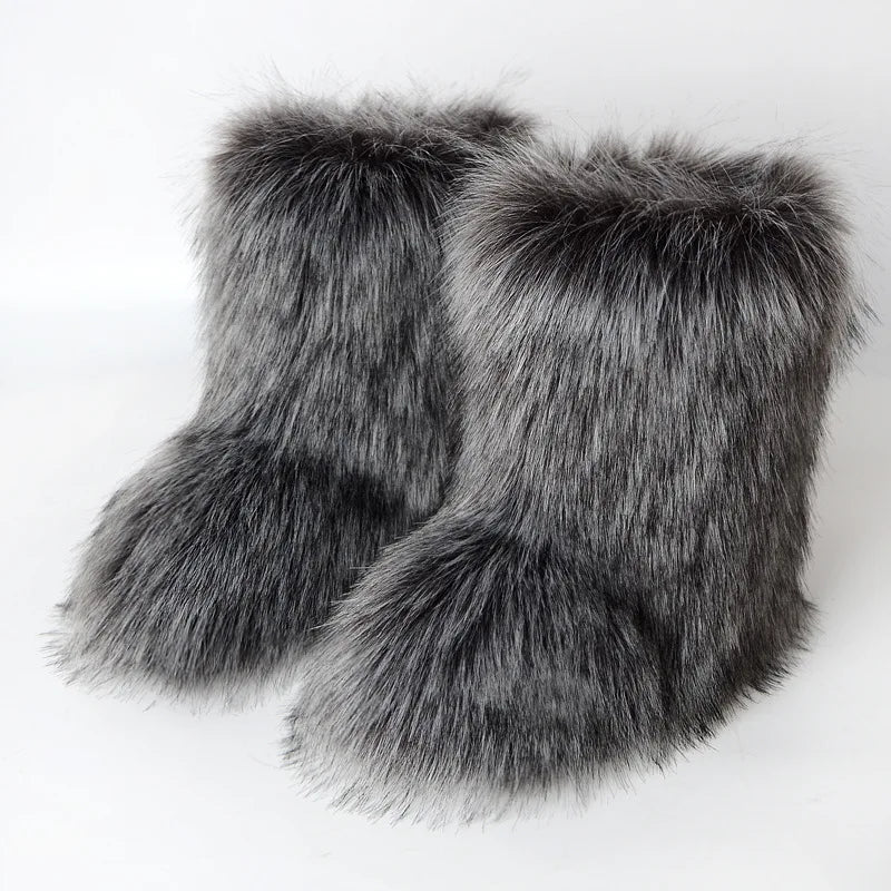 Faux Fur Boots