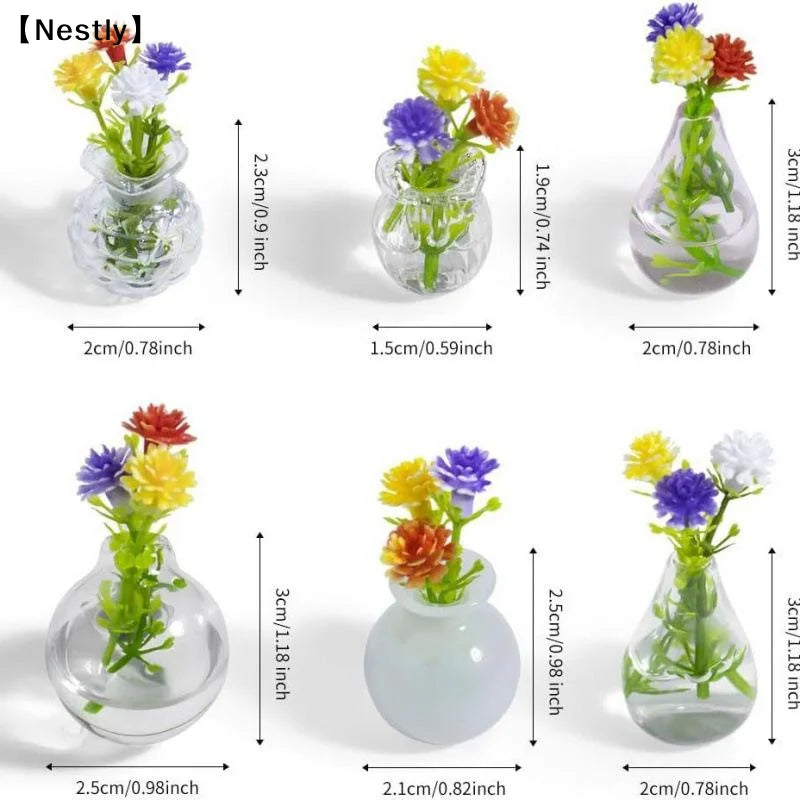 Mini Vase Magnets For Fridge