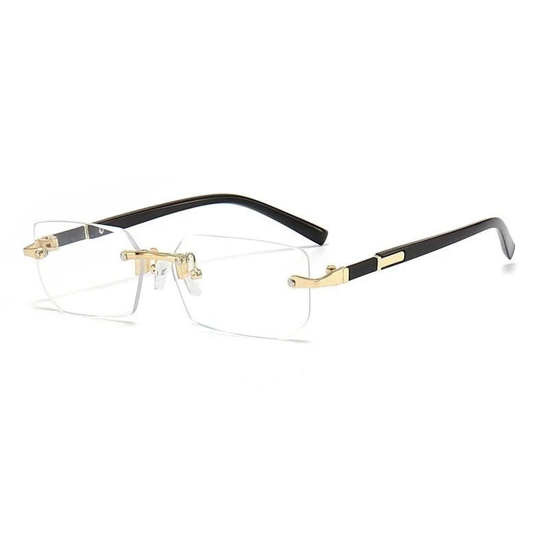 Retro Rimless Designer Sunglasses