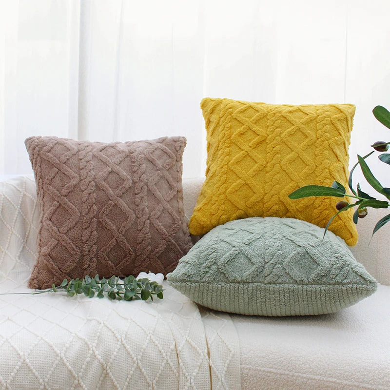 Throw Wool Pillow Covers Home Decorative 1pc