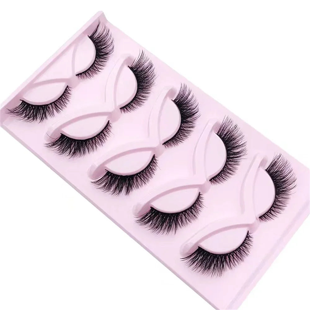 5 Pairs Cat Eye Lashes 21mm