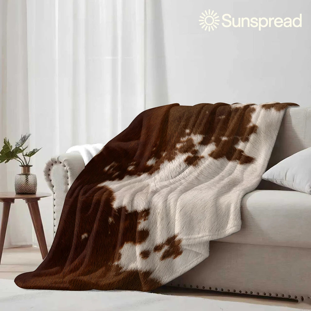 Cow Print Blanket