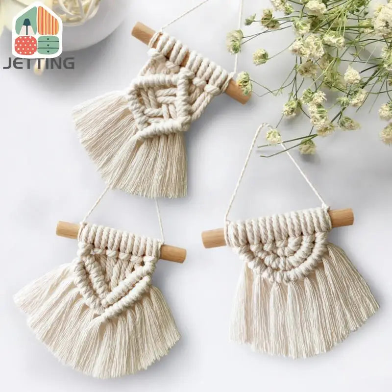 Bohemia Handwoven Macrame Tapestry with Tassels