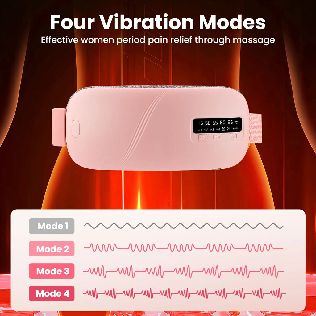 Portable Cordless Heating Pad & Massage Belt