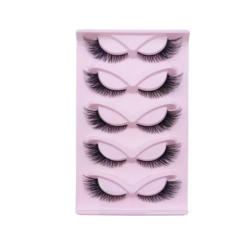 5 Pairs Cat Eye Lashes 21mm