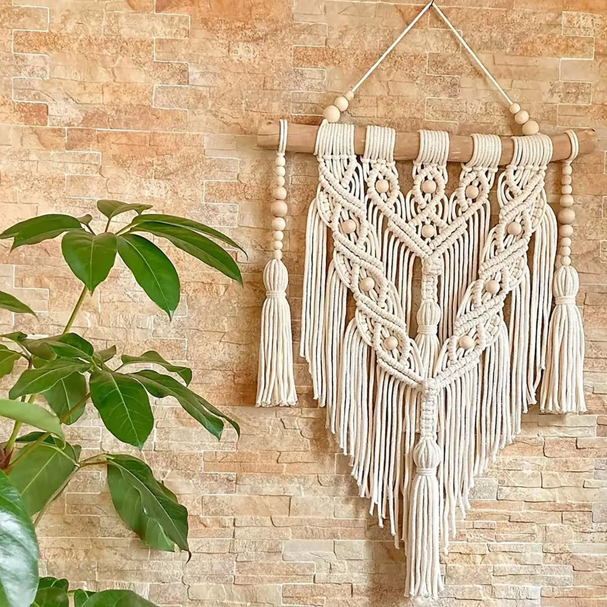 1pc Bohemian Style Handwoven Tapestry