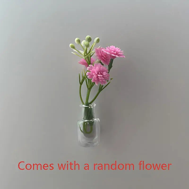Mini Vase Magnets For Fridge