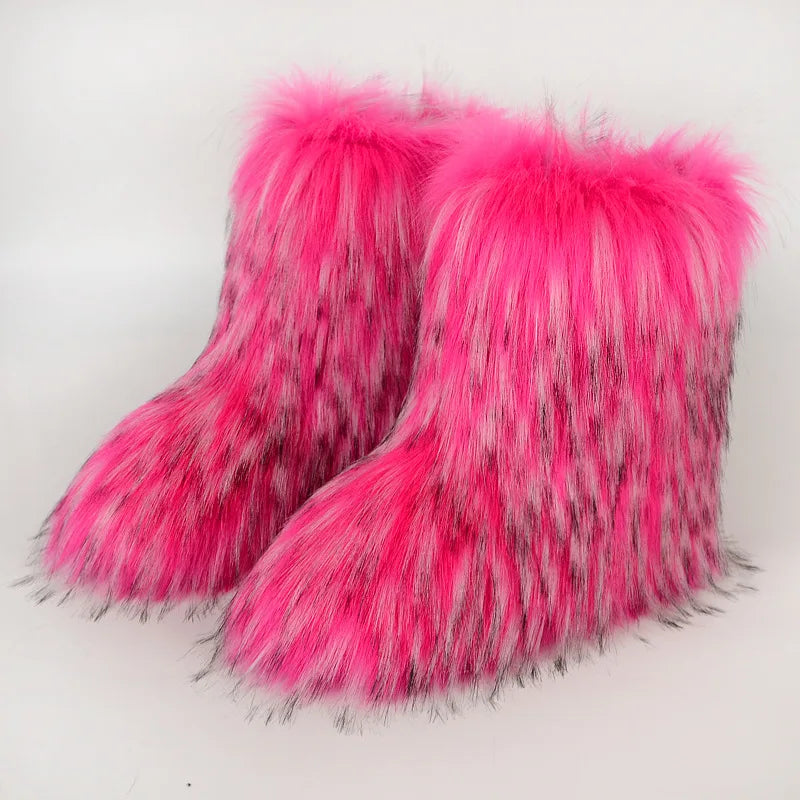 Faux Fur Boots