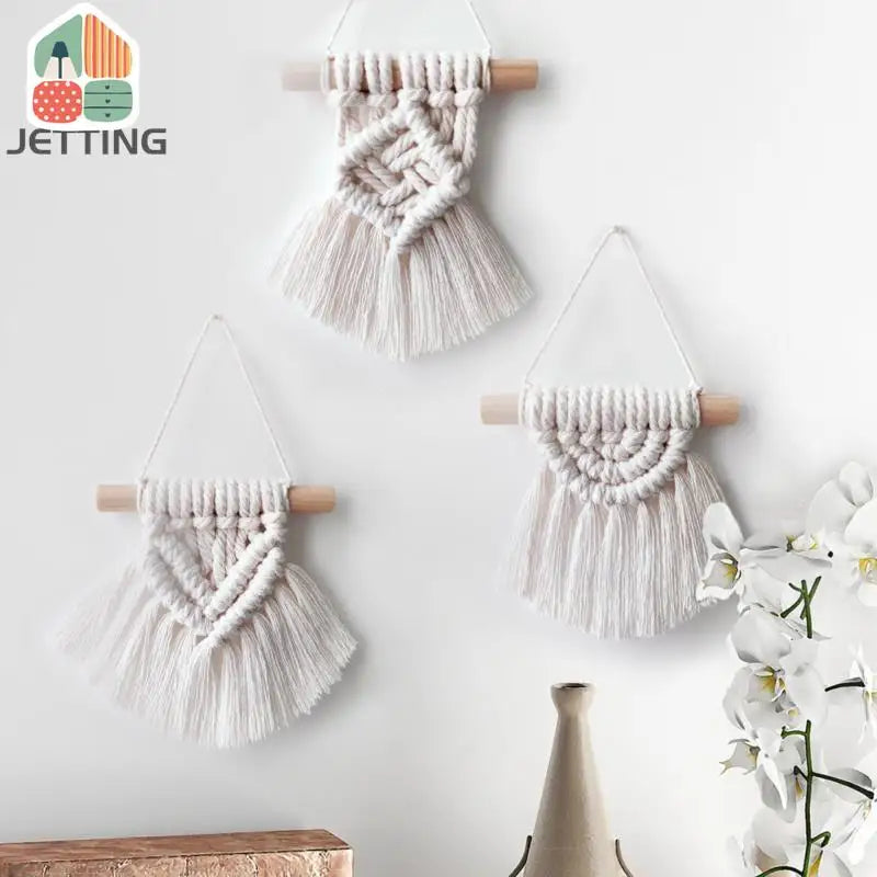 Bohemia Handwoven Macrame Tapestry with Tassels