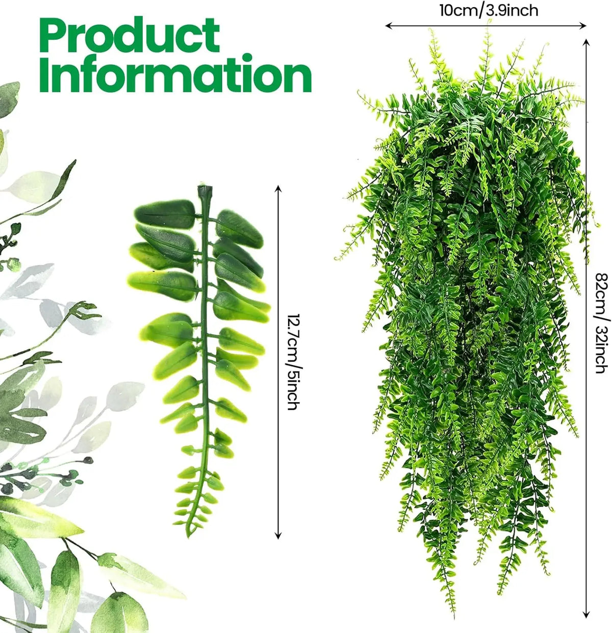 Artificial Hanging Plants & Faux Greenery