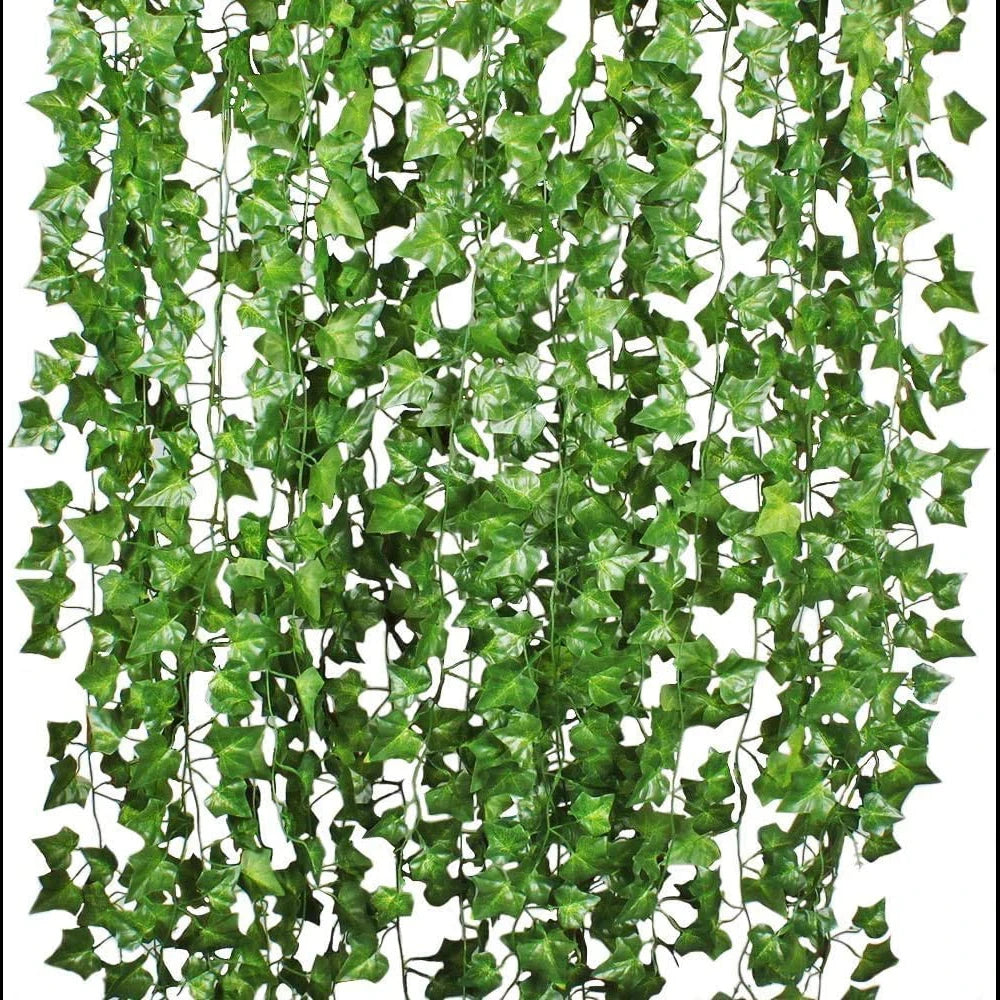 12 Pack 84 Feet Fake Ivy Leaves Artificial Garland Greenery