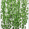 12 Pack 84 Feet Fake Ivy Leaves Artificial Garland Greenery