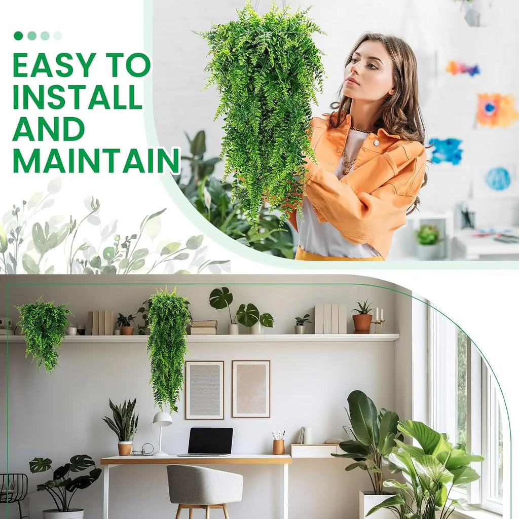 Artificial Hanging Plants & Faux Greenery