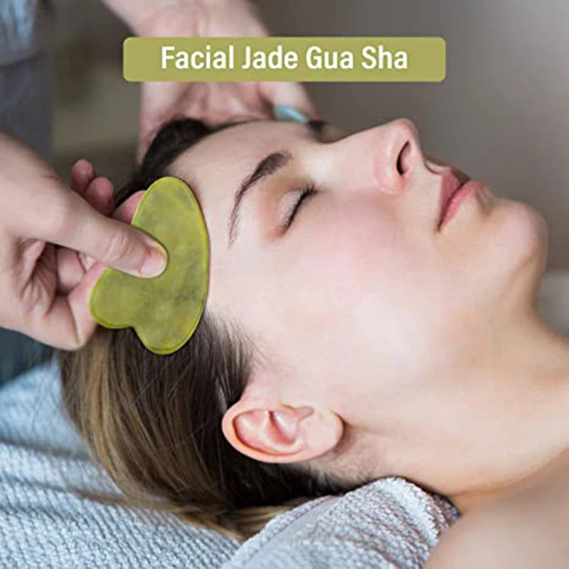 Natural Jade Gua Sha Massage Tool Set
