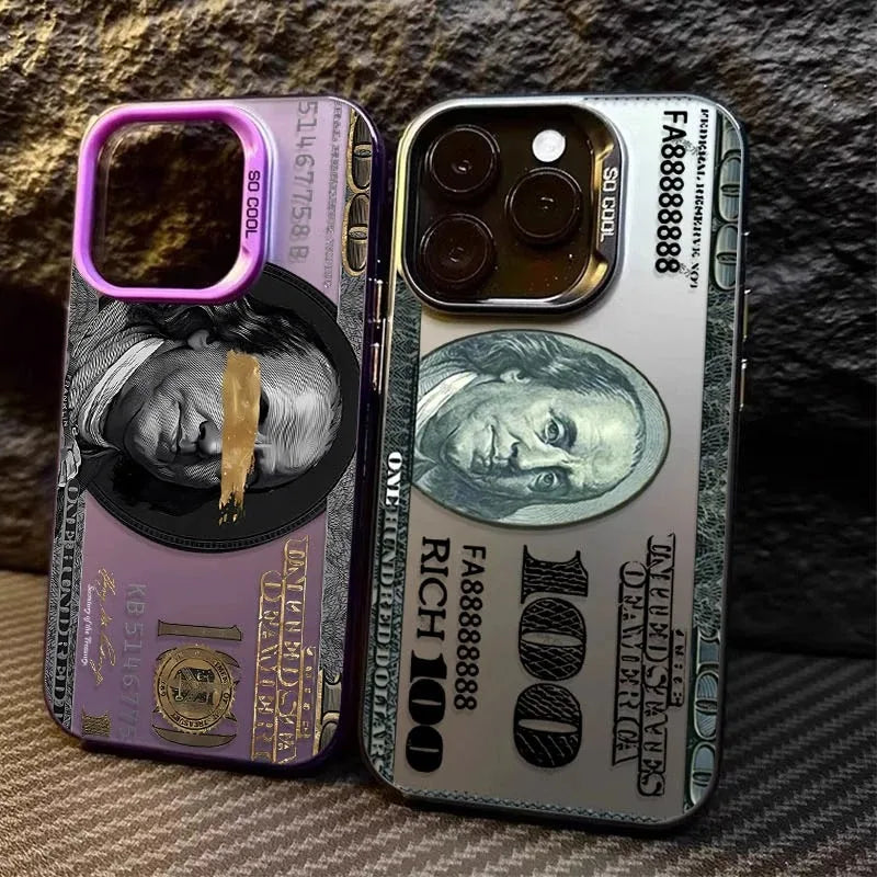$100 bill iPhone Case for iPhone 15 16 14 Plus 16E 13 12 Pro Max