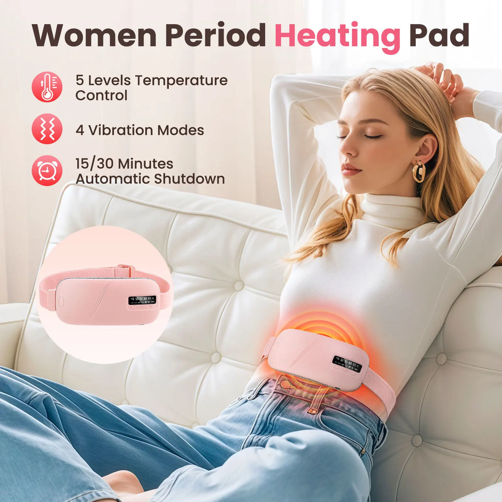 Portable Cordless Heating Pad & Massage Belt